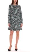 Aniston SELECTED Damen Mini-Kleid mit Allover-Print Langarm-Kleid 8893...