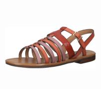 GEOX Damen Echtleder-Schuhe im Gladiator-Stil Sommer-Schuhe D25LXK 043...