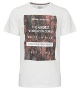 BLEND Elias Herren Baumwoll-T-Shirt nachhaltiges Kurzarm-Shirt mit Gra...