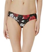 Hurley Quick Dry Damen Bikini-Unterteil Bikini-Hose mit Allover Rosen-...