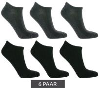 6 Paar TASTIQ Sneaker-Socken schlichte Baumwoll-Socken in Geschenkbox ...