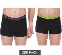 2er Pack Kappa Herren Boxershorts mit Marken Schriftzug und Logo Unter...