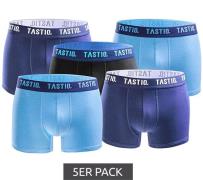 5er Pack TASTIQ Herren Boxershorts in Geschenkbox Baumwoll-Unterhose T...