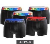 5er Pack TASTIQ Herren Boxershorts in Geschenkbox Baumwoll-Unterhose T...