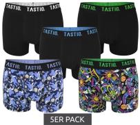 5er Pack TASTIQ Herren Boxershorts in Geschenkbox mit Weltraum-Print B...