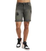 Denim Project Sync Herren Jeans Bermuda-Shorts im Used Look Sommer-Sho...