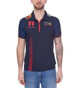 Oracle Red Bull Racing F1 Sergio Perez Herren Polo-Hemd mit Grafikdruc...