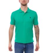 U.S. POLO ASSN. Herren Polo-Shirt Basic-Shirt Baumwoll-Shirt Kurzarm-S...