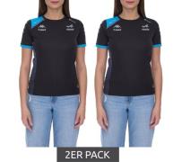 2er Sparpack Kappa X ALPINE Formel 1 F1 Damen T-Shirt mit HYDRO WAY PR...