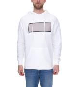 vsct Net Application Herren Hoodie mit Gitter-Print auf Brust Baumwoll...