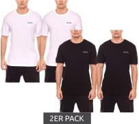 2er Pack HECHTER STUDIO Herren Rundhals-Shirt Baumwoll T-Shirt NI58100...