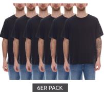 6er Pack PUMA Herren Baumwoll-Shirt T-Shirts Rundhals-Shirt Basic-Shir...