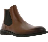 SELECTED HOMME Schuhe Echtleder Chelsea Boots klassische Stiefel Braun