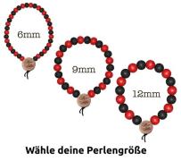 WOOD FELLAS Armband mit Holz-Perlen basic Arm-Schmuck Deluxe Pearl Bra...