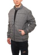 bruno banani Übergangs-Jacke wattierte Herren Blouson-Jacke in meliert...