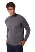 JIMMY SANDERS Stehkragen-Pullover trendiger Herren Feinstrick-Pullover...