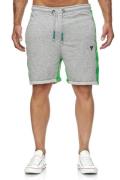 RUSTY NEAL kurze Hose gemütliche Herren Sweat-Shorts mit Gummizug Grau...