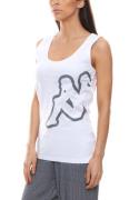 Kappa Tanktop bequemes Damen Top Shirt Weiß