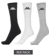 9er Pack Kappa Socken atmungsaktive Herren Strümpfe Tennissocken Weiß ...