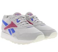 Reebok Schuhe 90s Sneaker Rapide Mu bequeme Damen Turnschuhe Grau