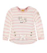 STEIFF Sweatshirt gestreifter Kinder Langarm-Shirt Little Bear Rosa