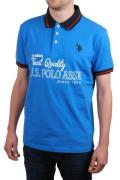 U.S. POLO ASSN. Jersey Polo-Shirt zeitloses Polo-Hemd für Herren mit F...