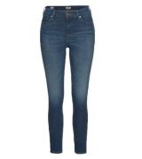 TOMMY JEANS Hose lässige Damen Skinny-Jeans mit Used-Waschung Blau