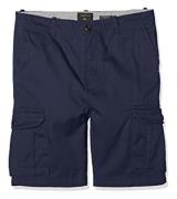 QUIKSILVER Cargo-Shorts weiche Herren Shorts auf Twillmaterial Blau