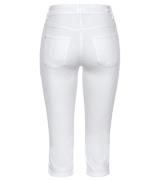 MAC Capri-Jeans Dream Capri angenehme Damen 3/4 Stretch-Jeans Weiß