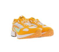 NIKE Air Ghost Racer Sneaker farbenfrohe Lauf-Schuhe Orange/Weiß