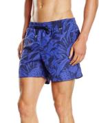 HOM Swimwear Nicaragua Bade-Hose bequeme Herren Schwimm-Shorts Blau/Sc...