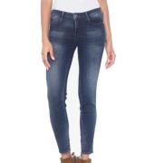 le temps des cerises Hose moderne Damen Denim-Jeans im Used-Look Blau