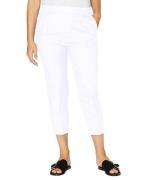 UNITED COLORS OF BENETTON Schlupf-Hose elegante Damen Stoff-Hose aus L...