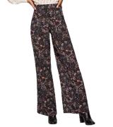 Pepe Jeans Freija Hose Palazzo-Hose modische Damen Stoff-Hose mit Prin...