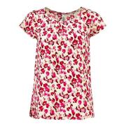 soyaconcept Garcia Kurzarm-Bluse fließendes Damen Shirt mit Blumen-All...