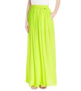 Pepe Jeans Maxi-Rock leichter Damen Rock mit elastischem Bund Neon Gel...