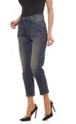 MUSTANG Boyfriend Tapered Jeans bequeme Damen Boyfriend-Hose mit Perle...