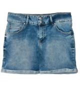 LTB Becky X kurze Hose bequeme Jeans-Shorts mit Zwei-Knopf-Bund Blau