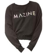 MAZINE Viola Damen Baumwoll-Pullover mit Schriftzug-Print Alltags-Swea...