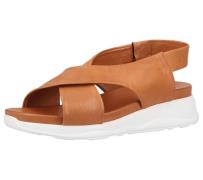 ILC Jerry Damen Sandalette Echtleder-Sandalen mit kleinem Plateau C43-...