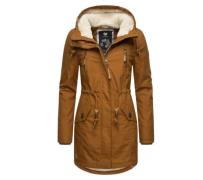 ragwear Elsie Damen Winter-Jacke warme Outdoor-Jacke mit Teddyfell-Fut...