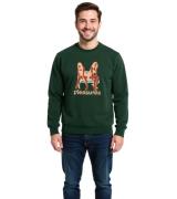PLEASURES Bench Premium Herren Rundhals-Sweatshirt stylischer Baumwoll...