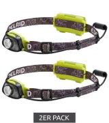 2er Pack Edelrid Vegalite Stirnlampe für Damen oder Herren 250 Lumen M...