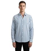 Ami Alexandre Mattiussi Gestreiftes Sommerhemd  Button-Down-Hemd Casua...
