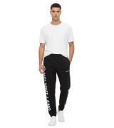 Helmut Lang Seam Patchwork 001 Herren Jogginghose Baumwollhose Schwarz