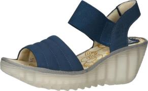 Elegante FLY London Sandalen Schlupfschuhe für Damen P501414 002 Blau