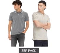 2er Pack klassisches BLEND Herren Poloshirt aus Baumwolle Shirt 207187...