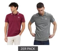 2er Pack klassisches BLEND Herren Poloshirt aus Baumwolle Shirt 207187...