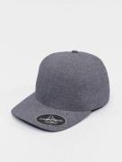 sportliche Flexfit Unisex Cap Straight Fit 152 g/m² Blau-Meliert