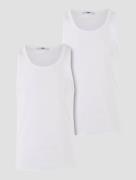 modernes DEF Herren Tank-Top mit Baumwolle Weiß